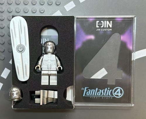 Jin custom minifigure - custom, silver